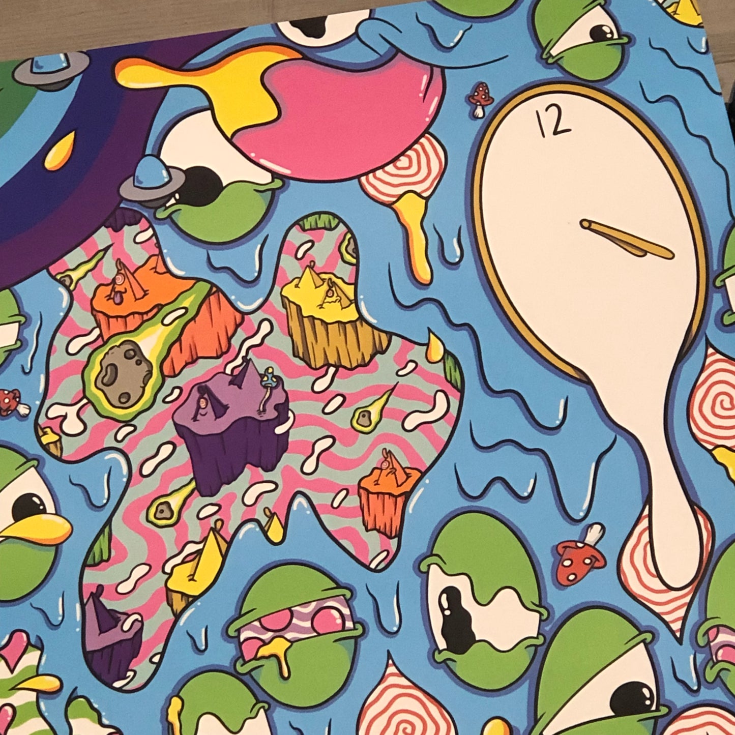 The sacred secretion lifts the veil of perception.. A2 Poster