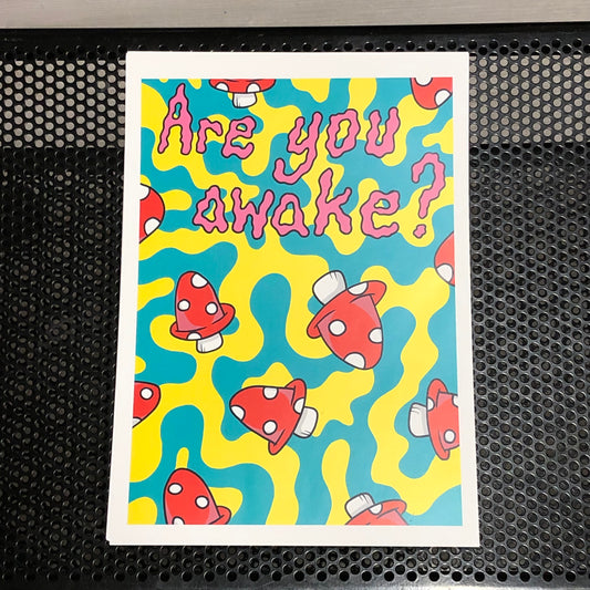 Are you awake ? A4 Poster